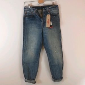 Levi's wedgie fit, selvedge jeans